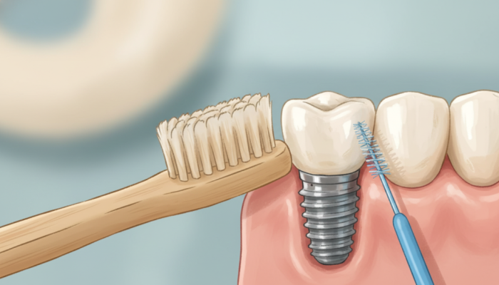 Cách vệ sinh răng Implant