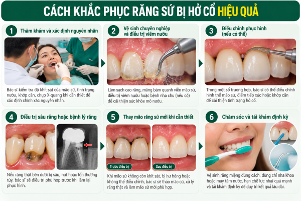 Cẩm Nang Khắc Phục Răng Sứ Hở Cổ