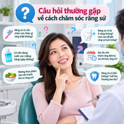 7 Cách Chăm Sóc Răng Sứ Bền Lâu 9 Câu hỏi thường gặp về cách chăm sóc răng sứ