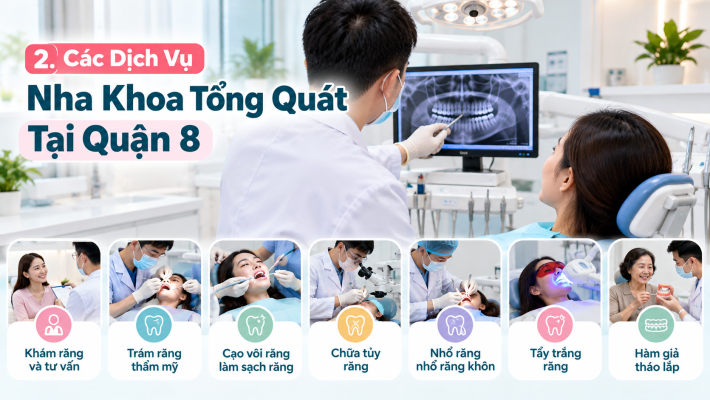Dịch vụ nha khoa tổng quát tại Quận 8 TPHCM - Nha khoa An An (ảnh minh họa)