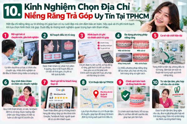 Kinh nghiệm chọn nha khoa niềng răng uy tín TPHCM