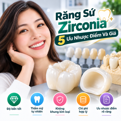 Răng sứ Zirconia_ 5 ưu nhược điểm