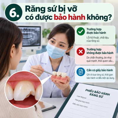 Răng Sứ Bị Vỡ: 5 Cách Xử Lý Và Khi Nào Cần Thay Mới? 7 Răng sứ bị vỡ có được bảo hành_