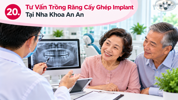 Tư vấn trồng răng cấy ghép Implant tại Nha khoa An An TPHCM Quận 8 (Ảnh minh họa)