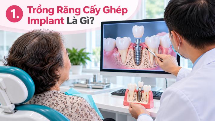 Tư vấn trồng răng cấy ghép implant hcm quận 8 - Nha khoa An An (Ảnh minh họa)